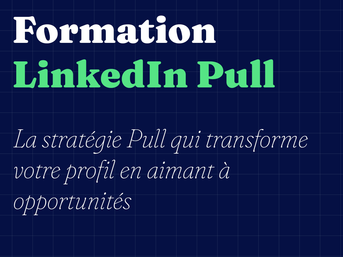 Formation LinkedIn Pull